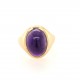 Pre Owned 9ct Amethyst Signet Ring ZX939